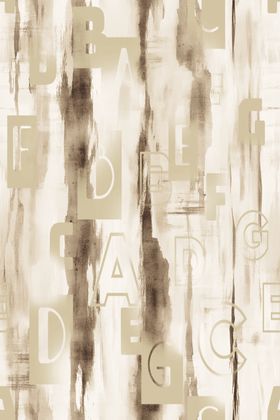 抽象几何水墨风格艺术图案