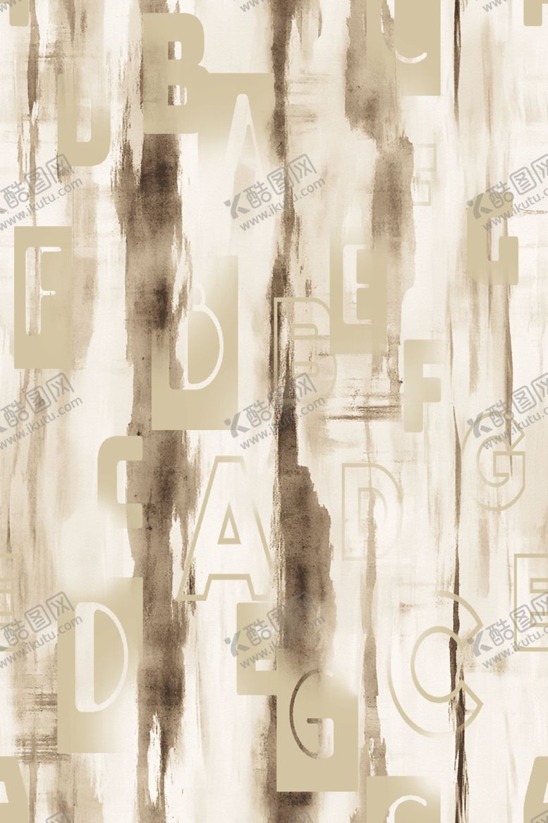 编号：65048604030313026654【酷图网】源文件下载-抽象几何水墨风格艺术图案