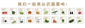 蔬菜营养文化墙食堂文化