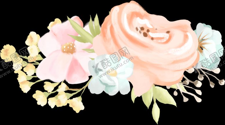 编号：53407509151852343124【酷图网】源文件下载-手绘鲜花