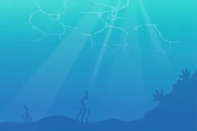 海底世界大洋背景水下