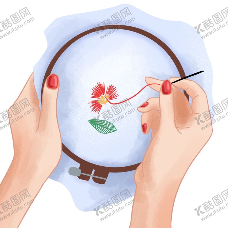 编号：99431809272303075250【酷图网】源文件下载-卡通手绘刺绣