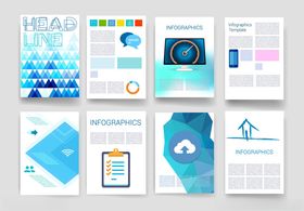 多样几何风格商务设计模板