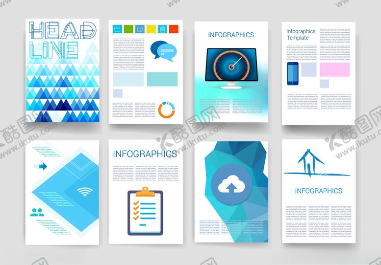 编号：94719604281654278423【酷图网】源文件下载-多样几何风格商务设计模板