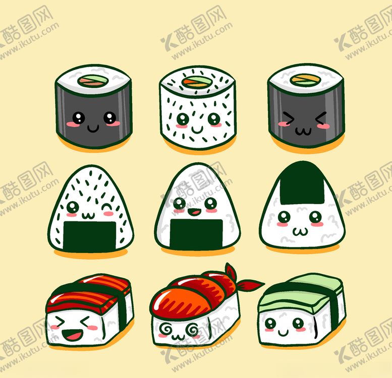 编号：77796607042002419214【酷图网】源文件下载-可爱食物