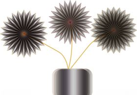 金属花