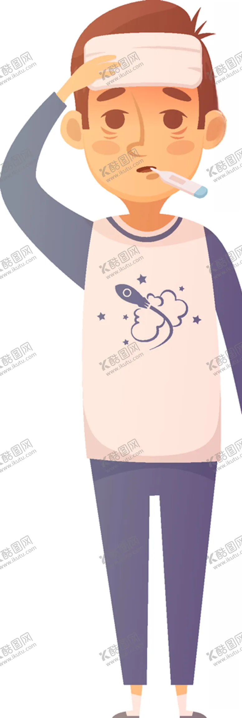 编号：35603504090924443776【酷图网】源文件下载-生病的孩子
