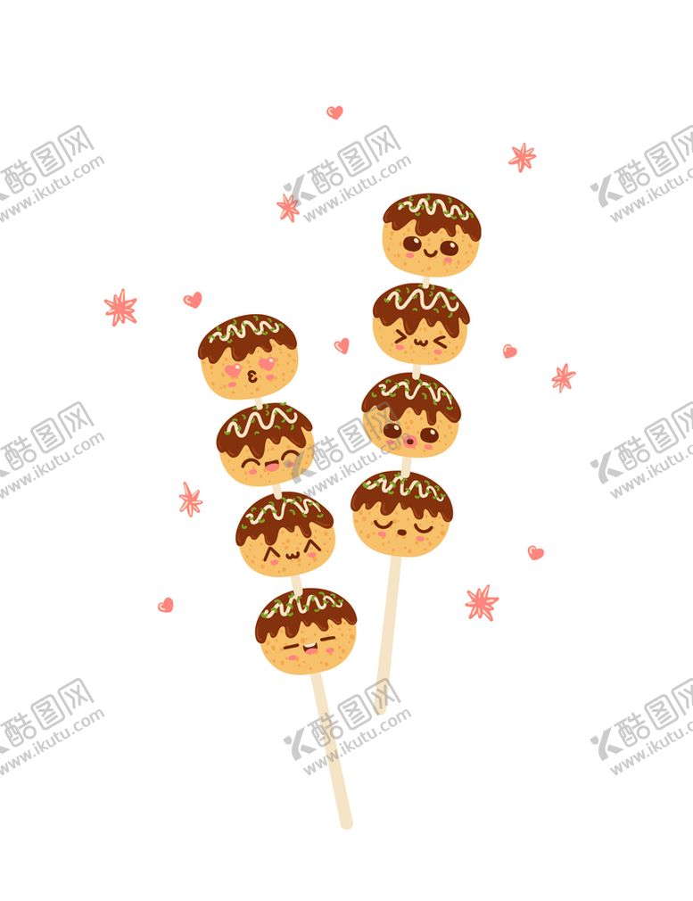 编号：97759001201828465748【酷图网】源文件下载-卡通章鱼烧
