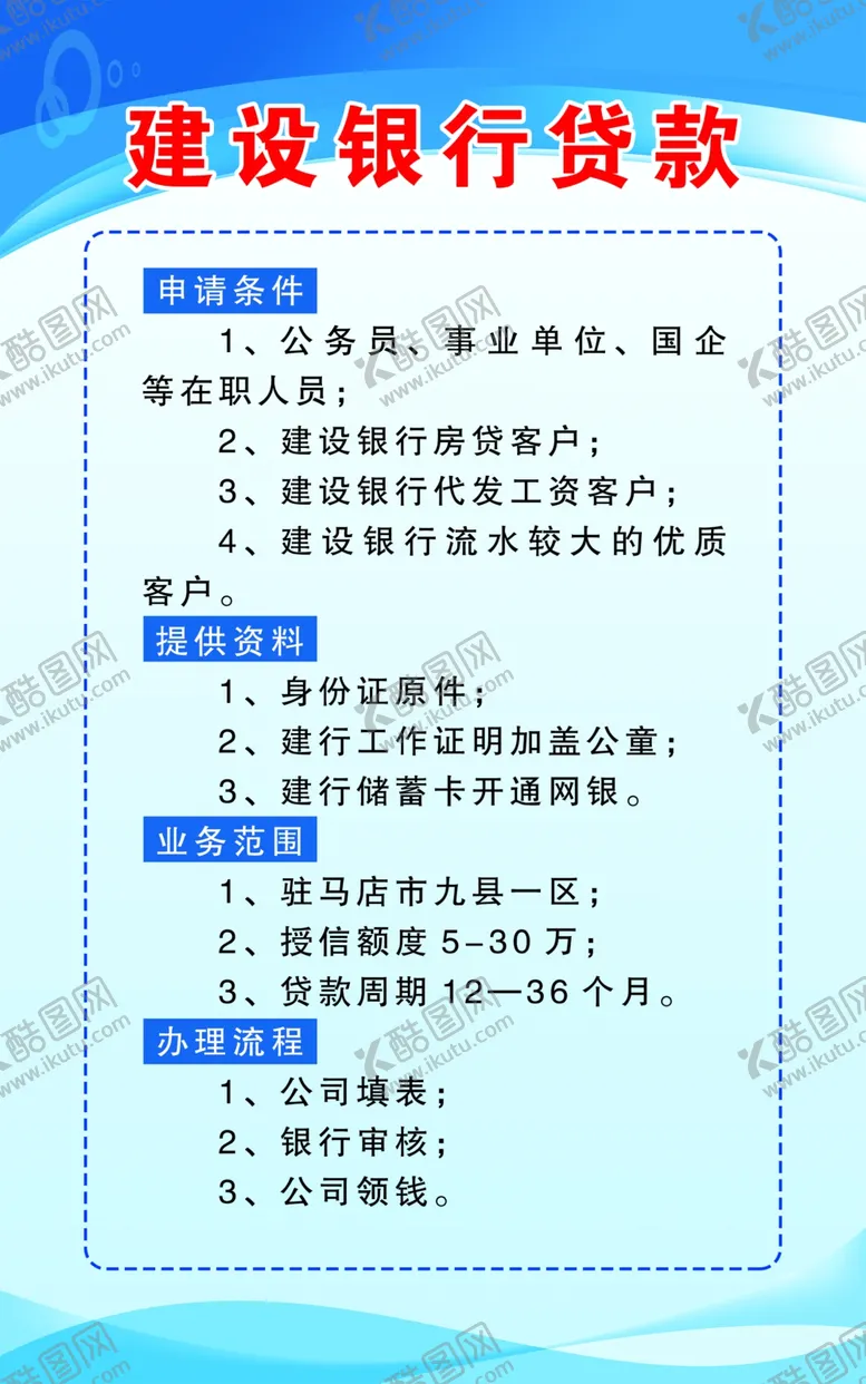 编号：36030910201532108069【酷图网】源文件下载-在职工作人员贷款流程