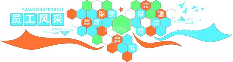 编号：44138411250601084547【酷图网】源文件下载-员工风采