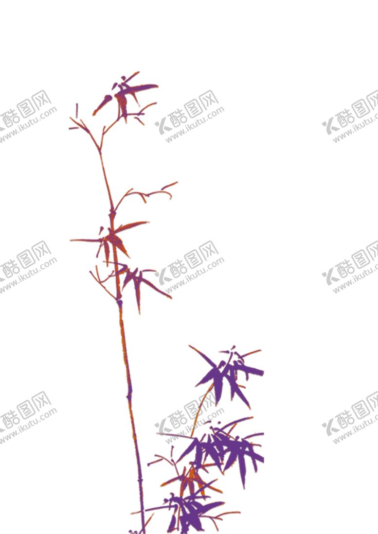 编号：16147909131007299695【酷图网】源文件下载-水墨竹子