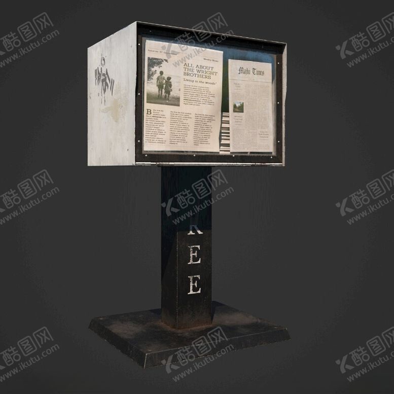 编号：93706902170928426991【酷图网】源文件下载-C4D模型路牌