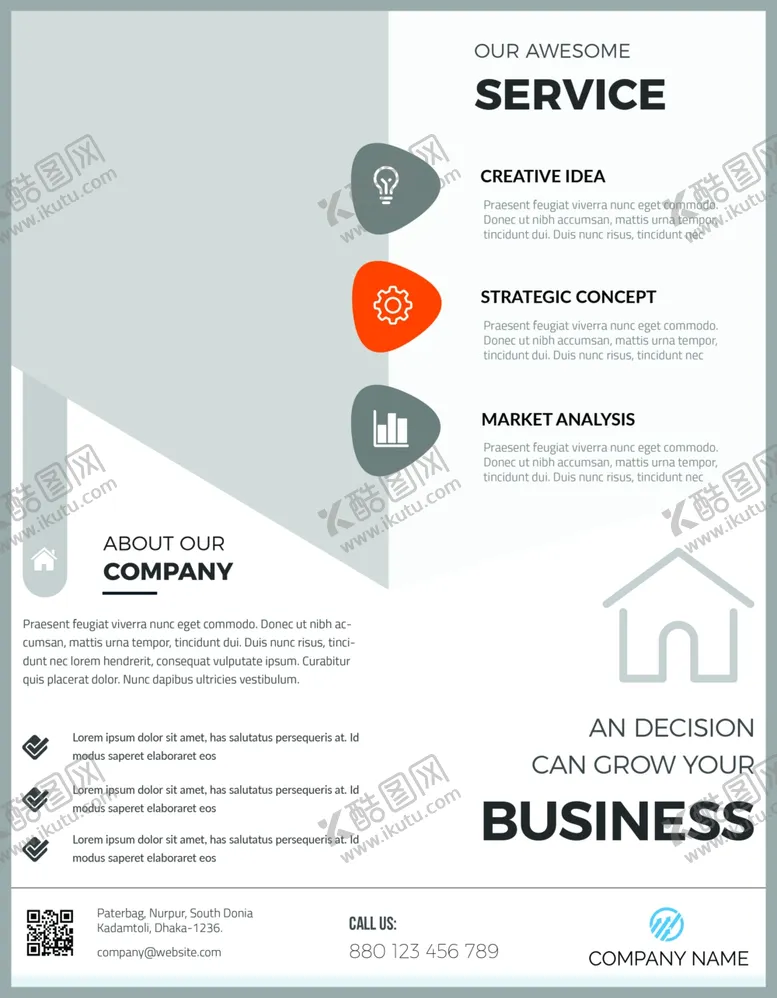 编号：71102706301309199305【酷图网】源文件下载-创意国外单页