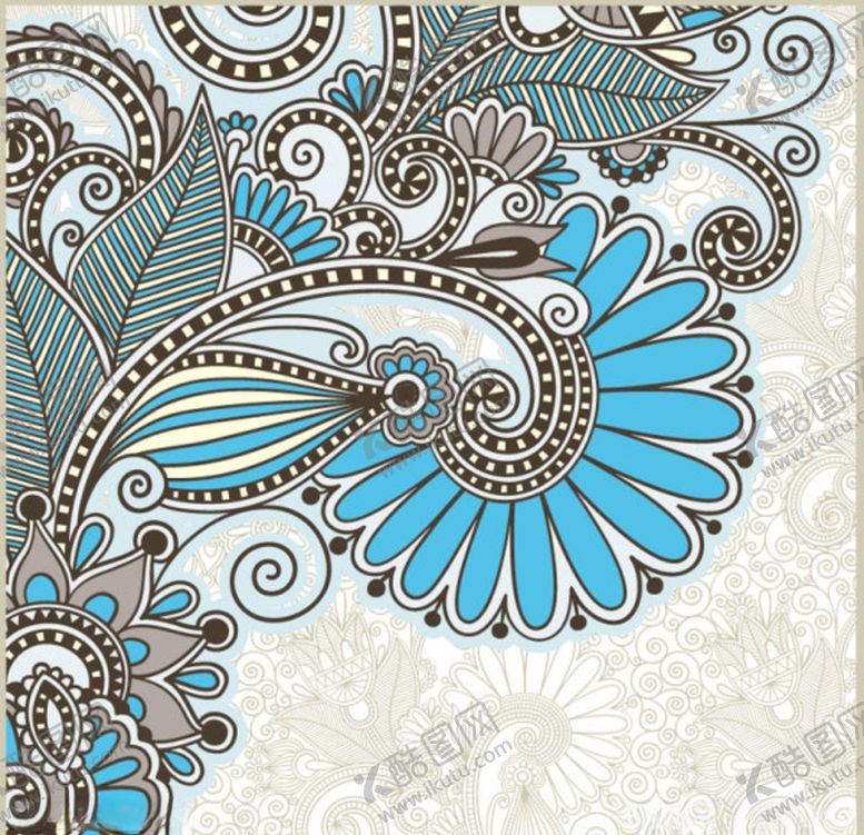 编号：60445810031453186942【酷图网】源文件下载-欧式复古花纹图案边框卡片