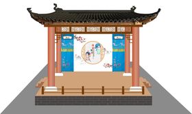 古戏台氛围包装