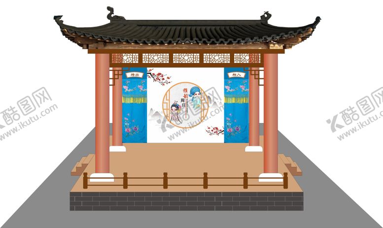 编号：14561009081016216025【酷图网】源文件下载-古戏台氛围包装