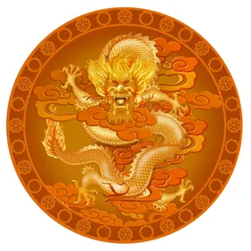 金龙纹素材免扣纹
