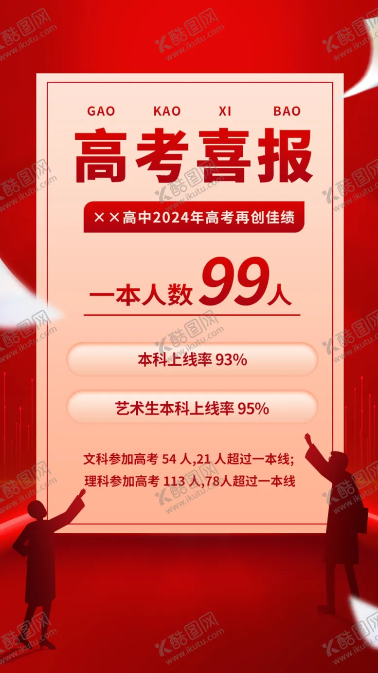 编号：36778302131750417681【酷图网】源文件下载-高考喜报