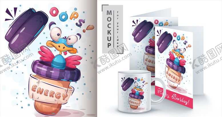 编号：79368711011620375315【酷图网】源文件下载-卡通印花