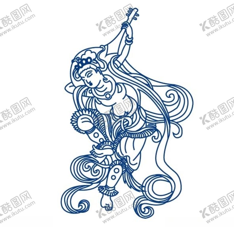 编号：21725110221631276551【酷图网】源文件下载-敦煌反弹琵琶