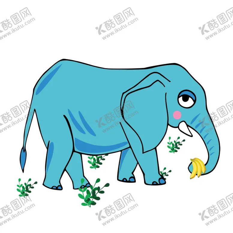 编号：31648911301846513111【酷图网】源文件下载-卡通大象