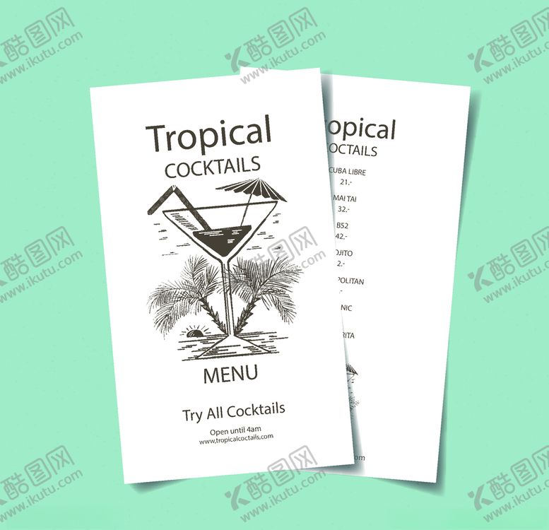 编号：61161909141028369752【酷图网】源文件下载-菜单彩页宣传模板