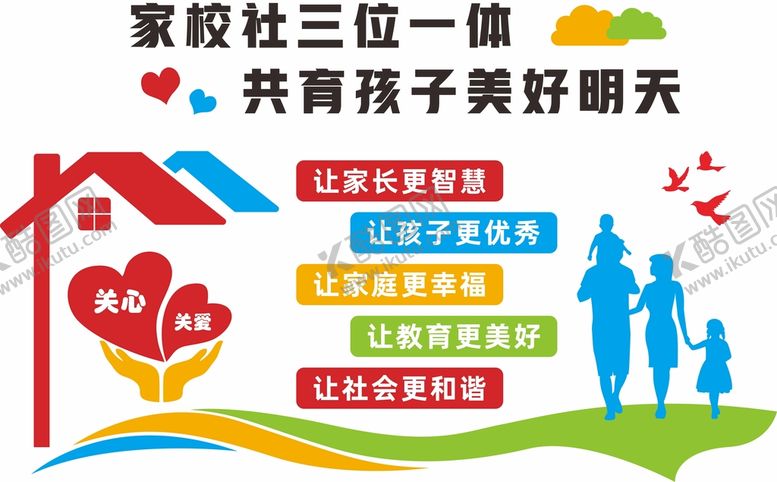 编号：79159812151855578449【酷图网】源文件下载-家长学校文化墙