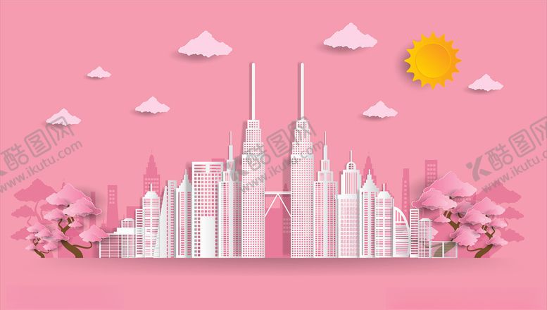 编号：74714109241112105182【酷图网】源文件下载-城市插画