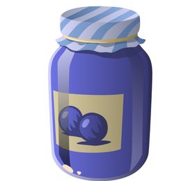 蓝莓酱土豆泥