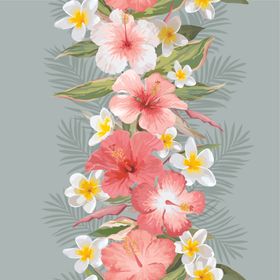 热带植物创意设计图案