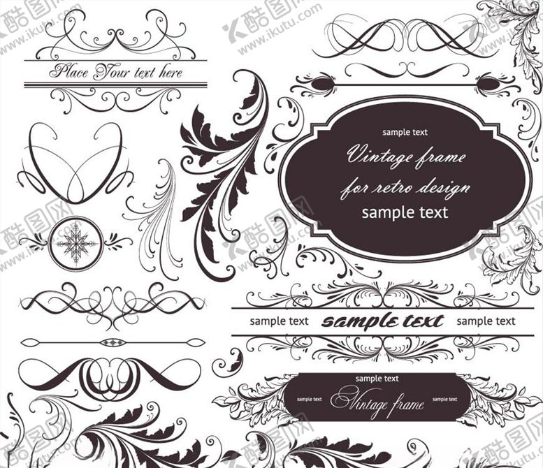 编号：70144310121843155378【酷图网】源文件下载-欧式花纹底纹