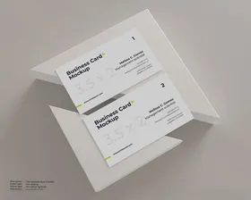 名片样机推广品牌宣传企业