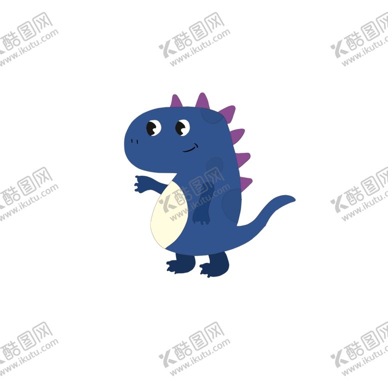 编号：12063007061334527728【酷图网】源文件下载-卡通小恐龙