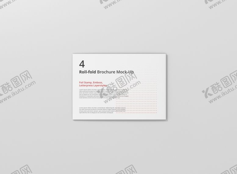 编号：21694710290401205137【酷图网】源文件下载-折页效果图样机