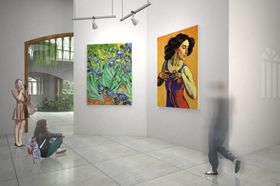 画展场景样机