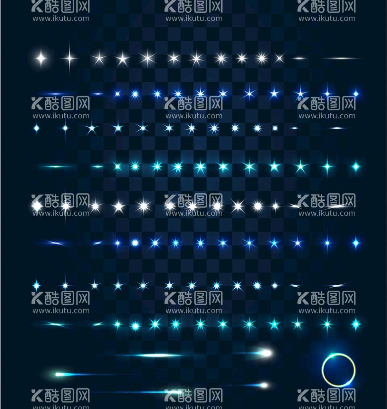 编号：52706809241223053548【酷图网】源文件下载-绚烂光效光斑AI矢量素材