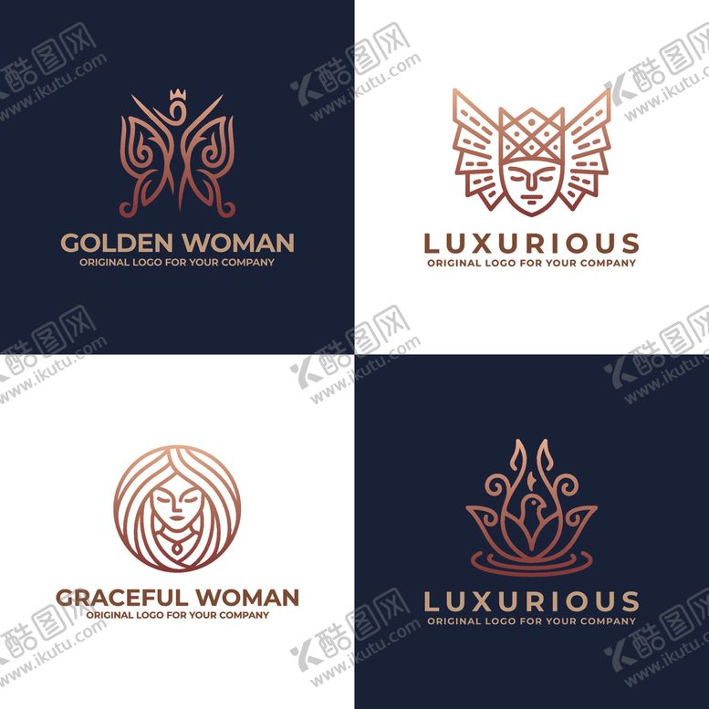 编号：75061809240515303257【酷图网】源文件下载-女性logo