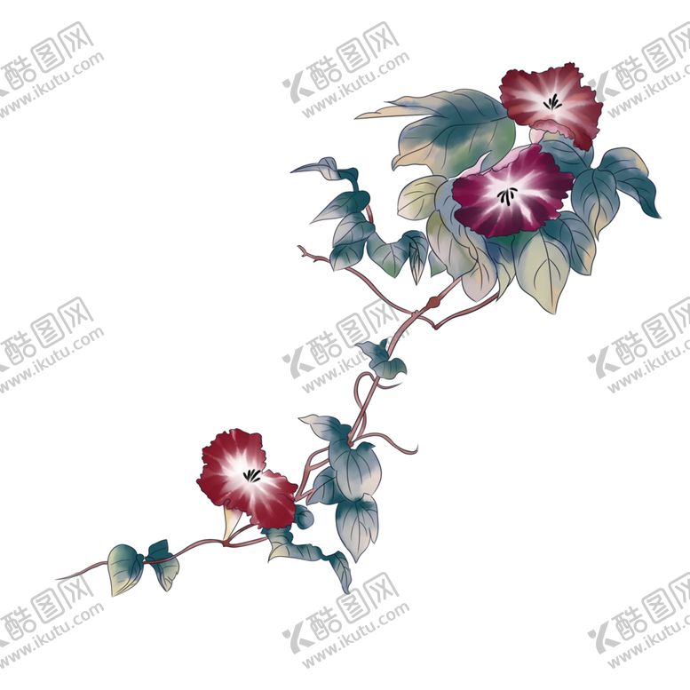 编号：39598210101850077863【酷图网】源文件下载-中国古风传统花鸟图案