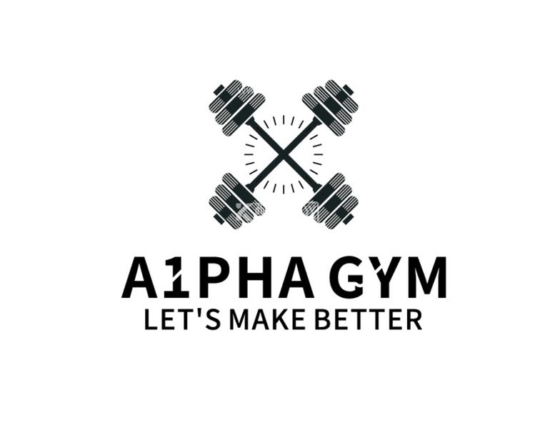 编号：94653109150738109865【酷图网】源文件下载-A1PHA GYM 标识 