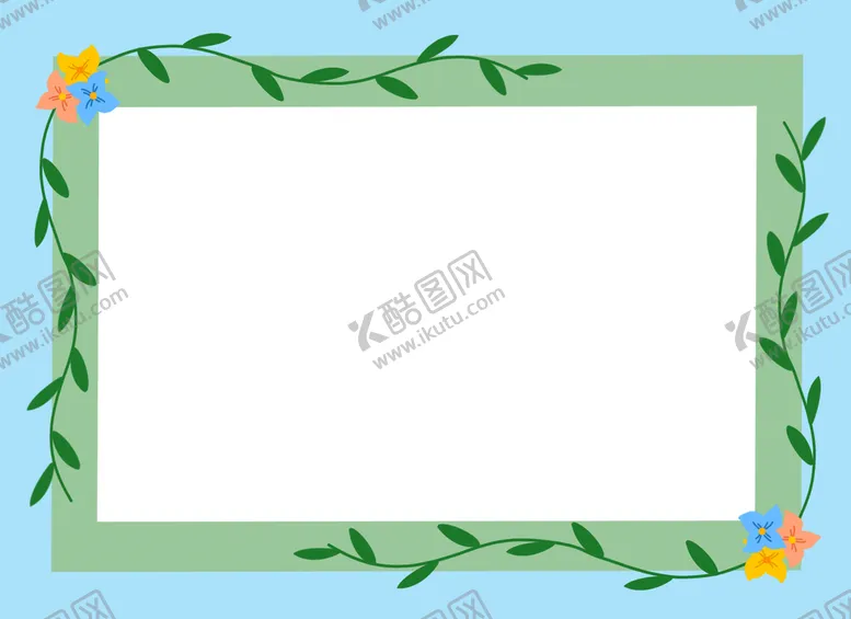 编号：42518609221322305763【酷图网】源文件下载- 花藤边框 
