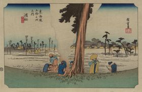 日本街景风景浮世绘