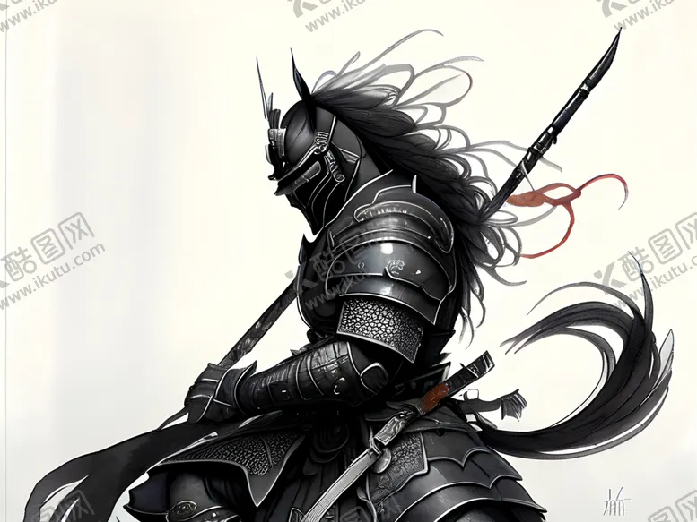 编号：80815201311944594869【酷图网】源文件下载-武士插画