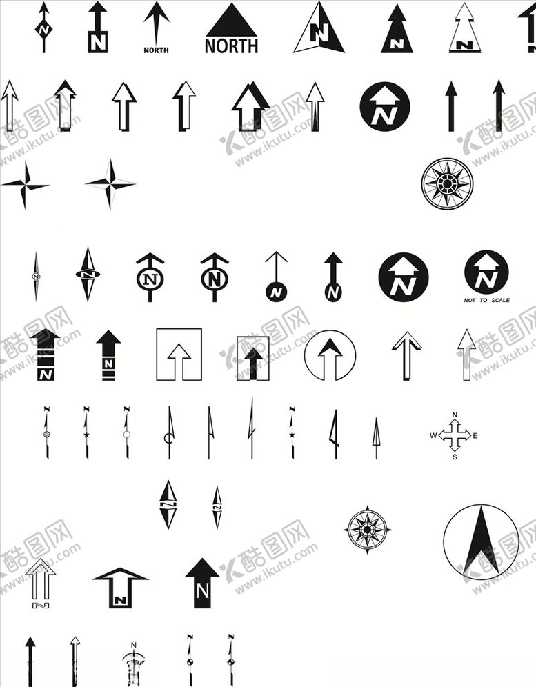 编号：47706310110419565854【酷图网】源文件下载-指北针