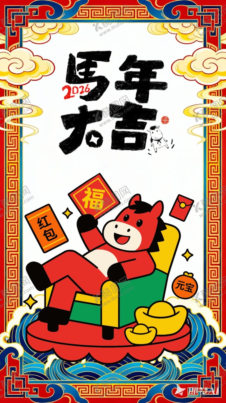 编号：75559204072301131532【酷图网】源文件下载-马年