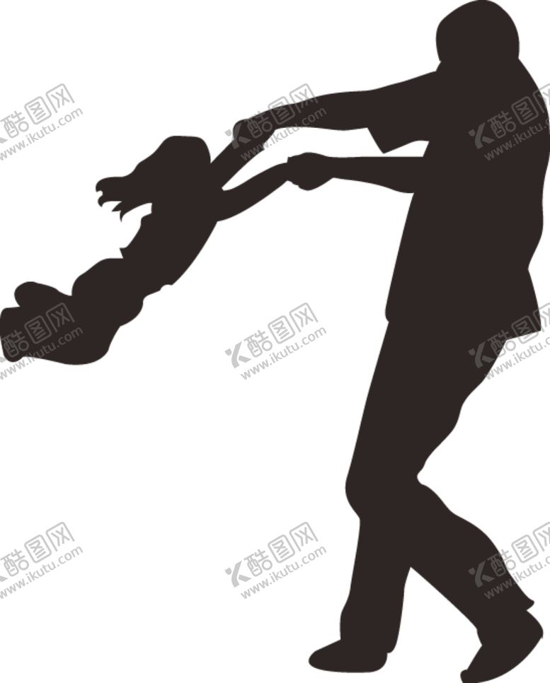 编号：91914704190133001209【酷图网】源文件下载-感恩父亲节父亲和孩子