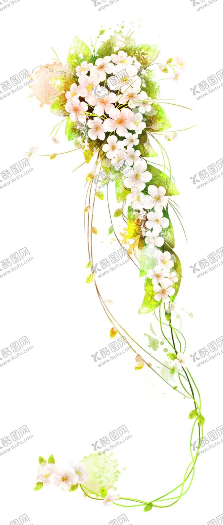 编号：33739404071133202569【酷图网】源文件下载-手绘鲜花
