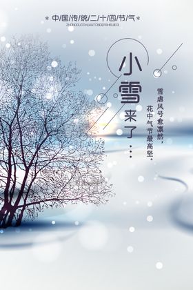 小雪海报