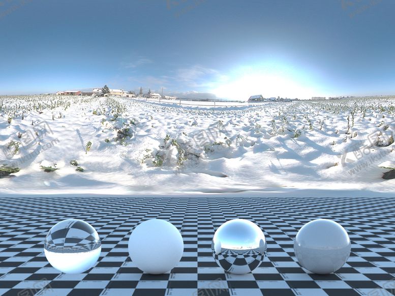 编号：77380101191932411150【酷图网】源文件下载-HDR贴图C4D雪景贴图