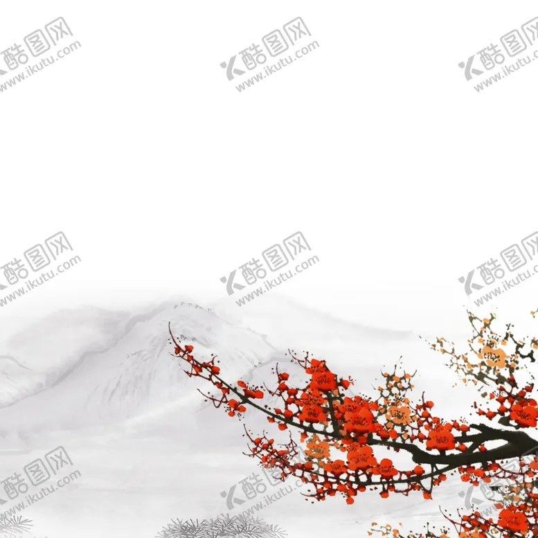 编号：43237402070130572130【酷图网】源文件下载-梅花素材 