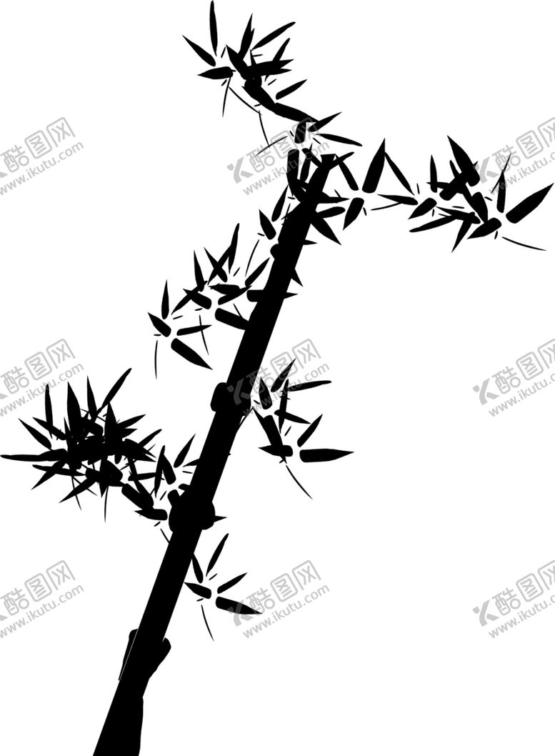 编号：66922607121859254690【酷图网】源文件下载-水墨竹子